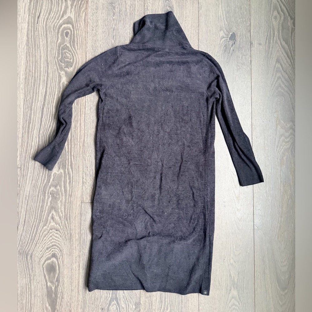 Barefoot Dreams CozyChic Ultra Lite Open Front Cardigan in Black Size XS - Picture 5 of 5
